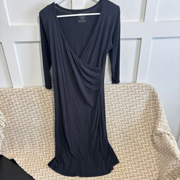 Dreamsacks Dresses & Skirts - Dreamsacks Bamboo Dreams V-Neck Faux Wrap Dress